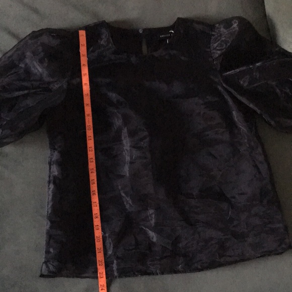 Organza puff sleeve dressy top from English Factory M - Picture 6 of 9